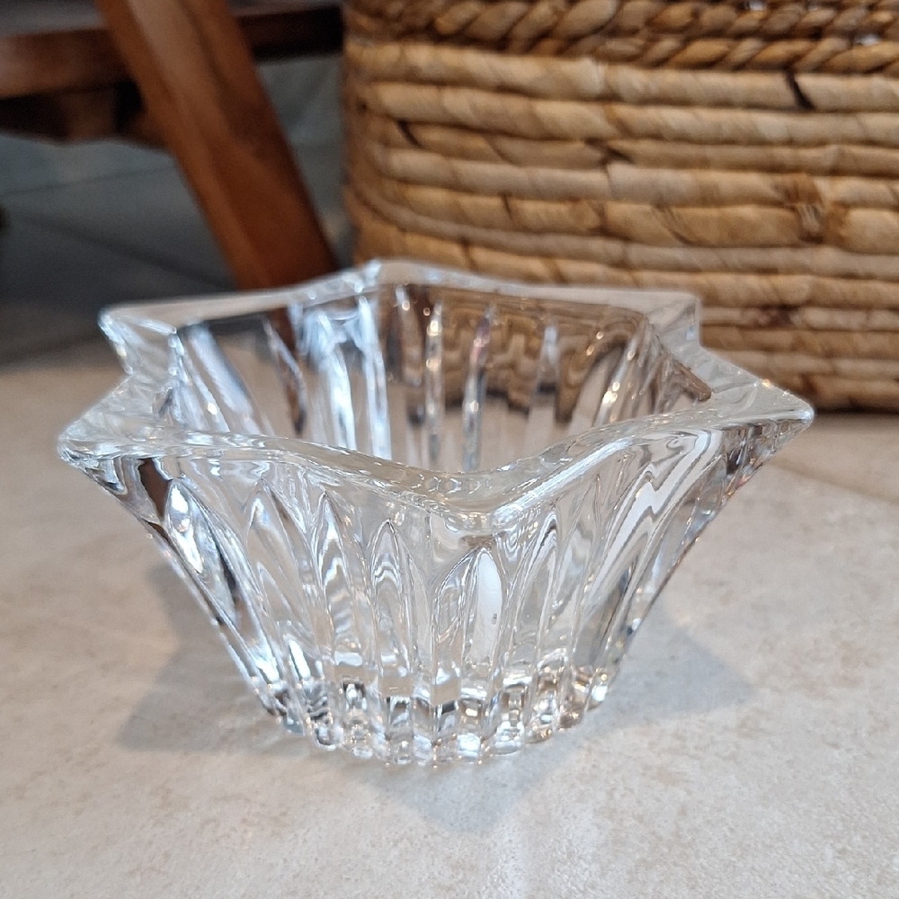 Elegant Mikasa Crystal Votive Candle Holder